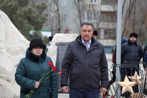 Астраханские поисковики приняли участие в организации и проведении митинга, посвященного 32-й годовщине окончания войны в Афганистане